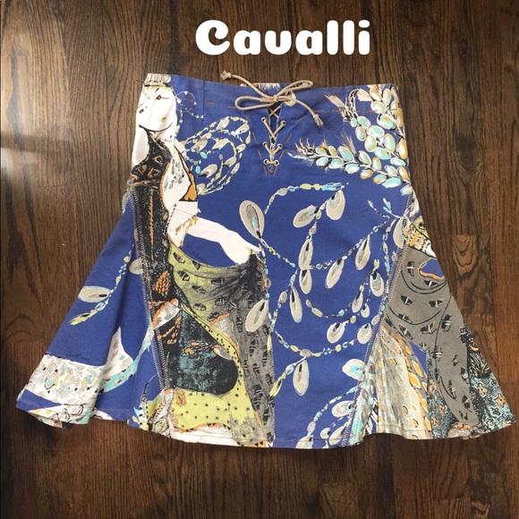 Just CAVALLI Skirt size 40 fits size 6 - Picture 1 of 5